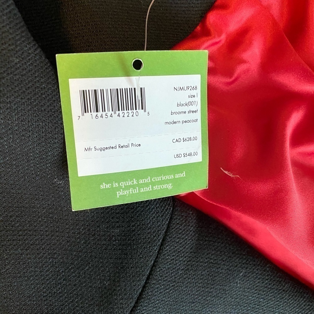 Kate Spade Brooke Street modern peacoat - Picture 7 of 7